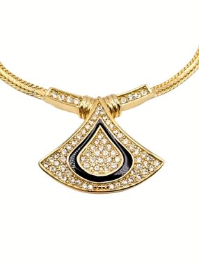 Christian Dior Vintage rare necklace shown live with box